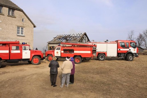 Gaisras Žemaitkiemyje Gaisras Žemaitkiemyje