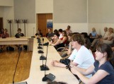 Gimnazistais iš Buchtehudės Halepagheno gimnazijos lankėsi savivaldybėje