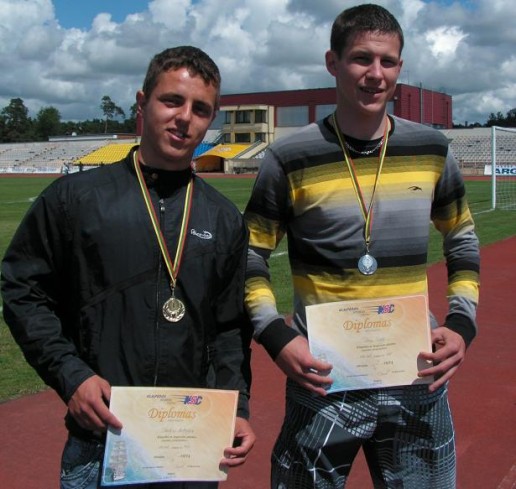 M. Baltrukonis ir T. Dulkys Klaipėdos pirmenybėse