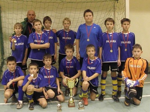 18 taškų surinkusi Palangos SC komanda iškovojo I vietą.
