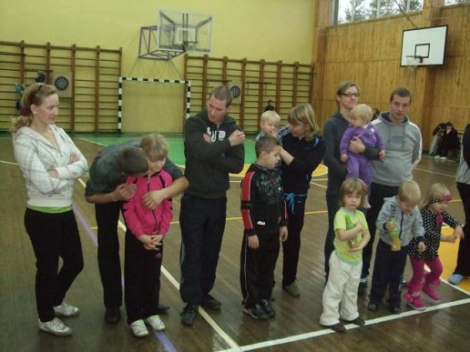 Sportiškiausių šeimų konkursas Vainuto vidurinėje mokykloje