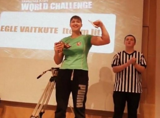 E.Vaitkutė Švedijoje tapo nugalėtoja