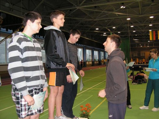 Antras iš kairės Edvinas Dulkys ir Lorenas Milkintas