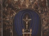 Šilutės M. Liuterio evangelikų liuteronų bažnyčios freska (~80 kv. m, 120 figūrų) altoriaus sienoje 2002 m.