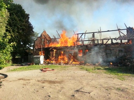 Gaisras Juknaičiuose