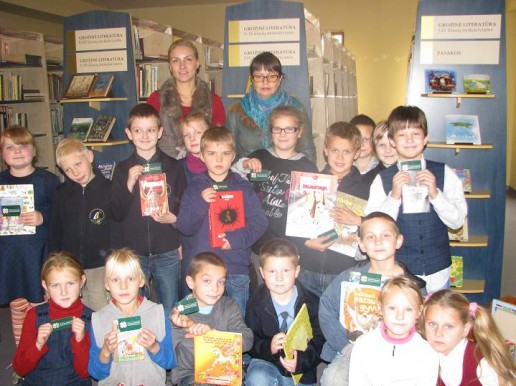 Ruduo bibliotekai pažėrė naujų mažųjų draugų