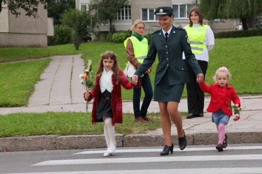 Policija rugsėjo 1-ąją