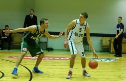 Evaldas Šaulys (Nr. 5) buvo rezultatyviausias, jis komandai pelnė 18 taškų. Nuotraukos Edvardo Lukošiaus