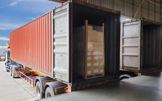 truck-trailer-container-docking-load-shipment-goods-pallets-warehouse-freight-industry-logistics-transport