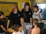 Į Pagėgius atvykęs furgonėlis „Cookie Truck“ džiugino įvairiausiomis veiklomis (6)