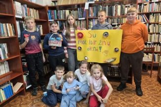 Natkiškių bibliotekoje vyko literatūrinė-kūrybinė edukacija vaikams
