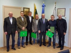 Pasveikinti sportininkai