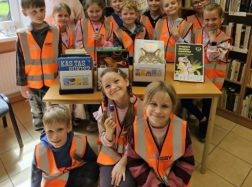 Vilkyškių biblioteka kvietė vaikus pagauti vasariškas istorijas