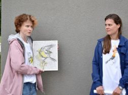 Pagėgiuose atidengta mozaika, kviečianti prabilti apie nutylimas temas