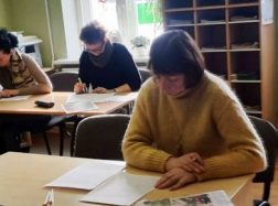 Pamario gyventojai jau vienuoliktąjį kartą rašė Nacionalinį diktantą