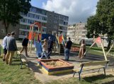Kontrolės komitetas apžiūrėjo Šilutės miesto vaikų žaidimo aikšteles