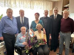 Šilutiškis Povilas Pocius pasveikintas 95-ojo jubiliejaus proga