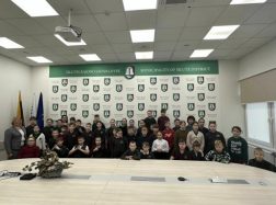 Savivaldybėje apsilankė Šilutės M. Jankaus pagrindinės mokyklos mokiniai