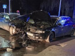 Avarija Taikos – Kudirkos gatvės sankryžoje