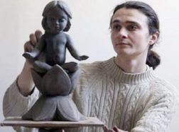 Aleksejaus Leonovo (Ukraina) skulptūrų paroda eksponuojama Šilutės F. Bajoraičio viešojoje bibliotekoje