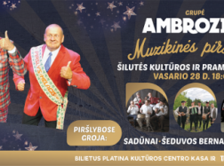 Grupė AMBROZIJA pristato: MUZIKINĖS PIRŠLYBOS