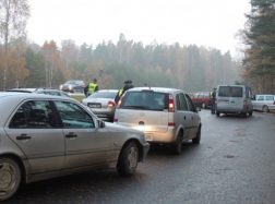 Ankstų pirmadienio rytą kelyje Šilutė-Saugos  išaiškinti Kelių eismo taisyklių pažeidimai