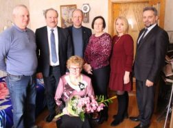 90-ojo jubiliejaus proga pasveikinta Leokadija Kėrienė