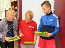 Grabupiuose vaikai konstravo robotukus ir dalyvavo čempionate