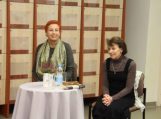 Aldona Ruseckaitė šilutiškiams pristatė knygas apie Maironį ir Žemaitę