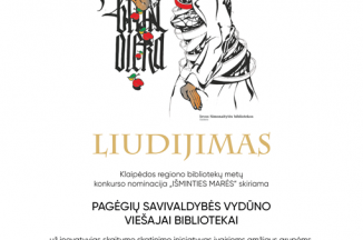 Vydūno viešoji biblioteka pagerbta svariu įvertinimo ženklu – apdovanojimu „Išminties marės“