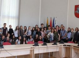 Lankėsi mokiniai iš Ispanijos