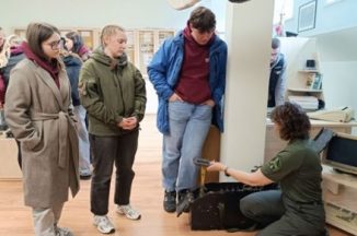 Jaunimas iš arti susipažino su pasieniečių darbu