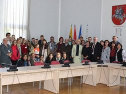 Savivaldybėje svečiavosi mokinių delegacija
