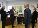 Policijos atstovai pasveikino savivaldybės vadovus