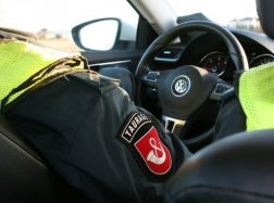 Pareigūnai sulaukė vieno iš vairuotojų, nuvažiavusio į griovį, padėkos