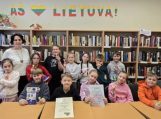 Vilkyškių bibliotekoje vyko edukacija, dedikuota gimtajai kalbai