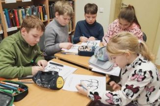 Vilkyškių bibliotekoje vyko saugaus naršymo internete pamokėlė trečiokams