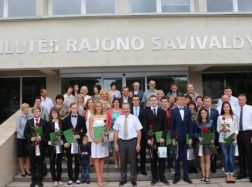 Mero padėka geriausiems abiturientams, jų tėveliams ir mokytojams