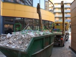 Statybinių šiukšlių išvežimas: kur kreiptis dėl šių paslaugų?