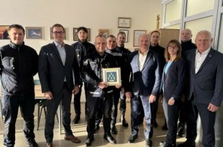 Šilutės PGT komandai įteiktas apdovanojimas