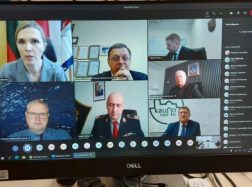 Potvyniui artėjant – nuotolinis susitikimas su vidaus reikalų ministre