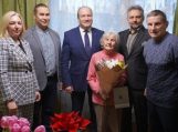 95-ojo jubiliejaus proga pasveikinta A. Gaurilčikienė