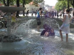 Skverelio fontanas – atgaiva nuo karščio