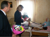 Pasveikinta 90-ojo gimtadienio sulaukusi Rupkalvių kaimo gyventoja