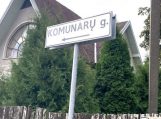 Bus keičiamas Komunarų gatvės pavadinimas