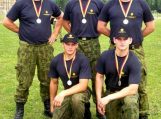 XXII Savanorių žaidynėse Šilutės 305 kuopos kariai iškovojo visų spalvų medalius