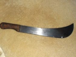 Nesutarimus sprendė mačetės pagalba