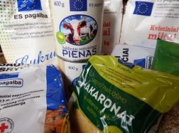 Informacija dėl maisto dalinimo nepasiturintiems lapkričio mėnesį