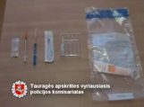 Šilutėje policijos pareigūnai sulaikė narkotikų platintojus