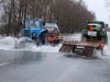 Kelias Šilutė-Rusnė nepravažiuojamas, automobiliai kilnojami, paskelbta ekstremali situacija